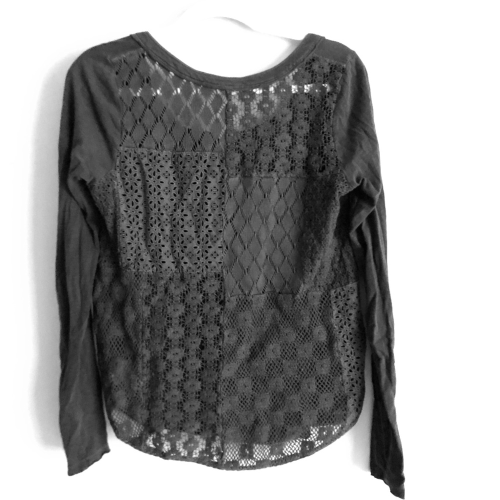 Free People crochet back top